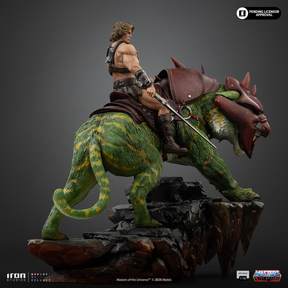 Pre-Order - Statue He-Man and Battle Cat - Masters of the Universe Movie - Deluxe Art Scale 1/10 - Iron Studios