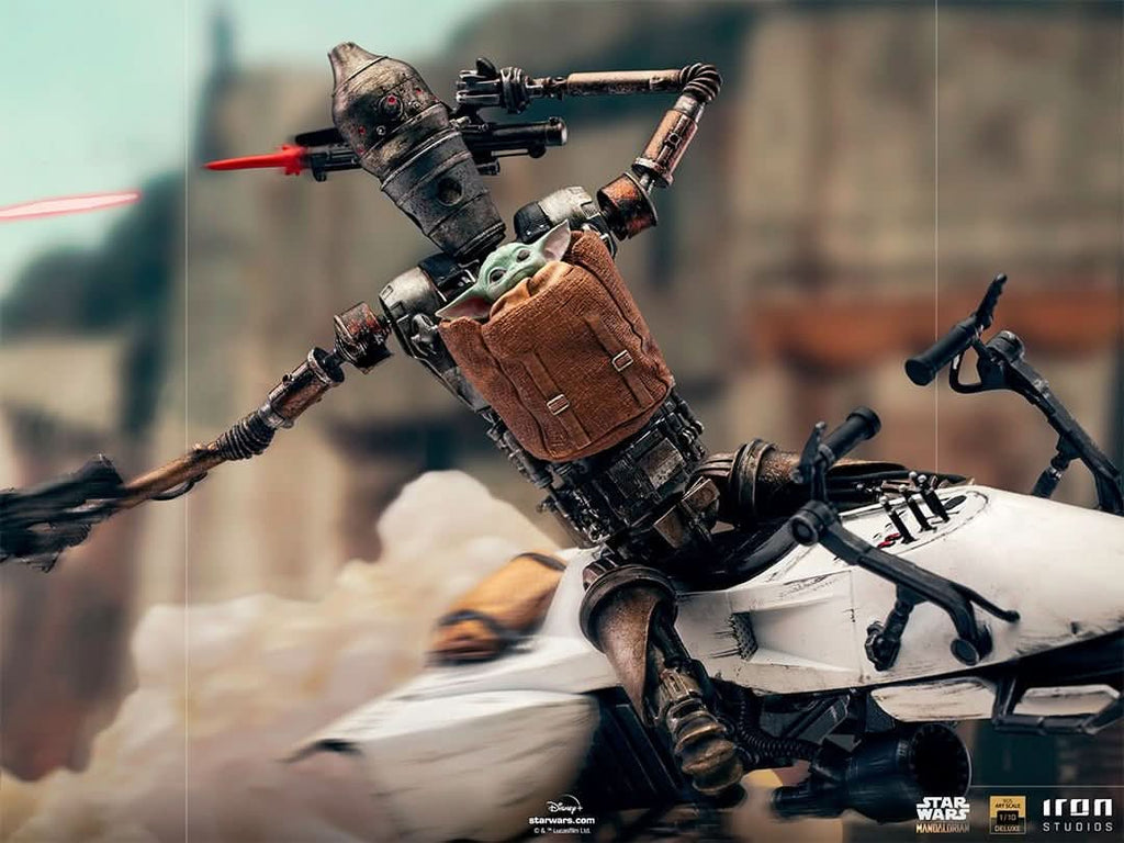 IG-11 and The Child - Star Wars: The Mandalorian - BDS Art Scale 1/10 - Iron Studios