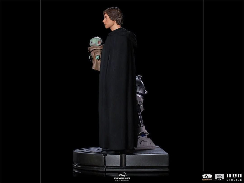 Luke Skywalker, R2-D2 and Grogu - Star Wars: The Mandalorian - Legacy Replica 1/4 - Iron Studios