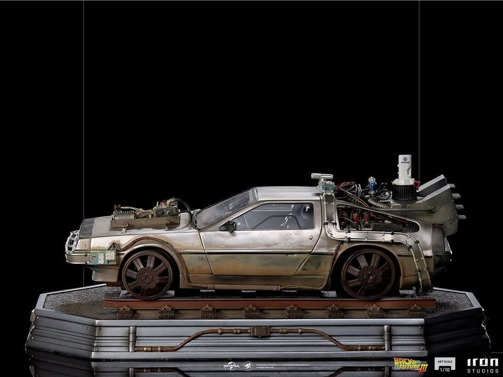 Statue Delorean - Back to the Future III - Art Scale 1/10 - Iron Studios