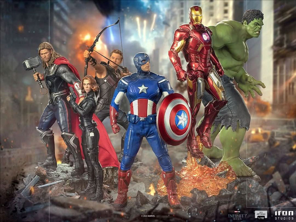 Statue Hulk (Battle of New York) - The Infinity Saga - BDS Art Scale 1/10 - Iron Studios