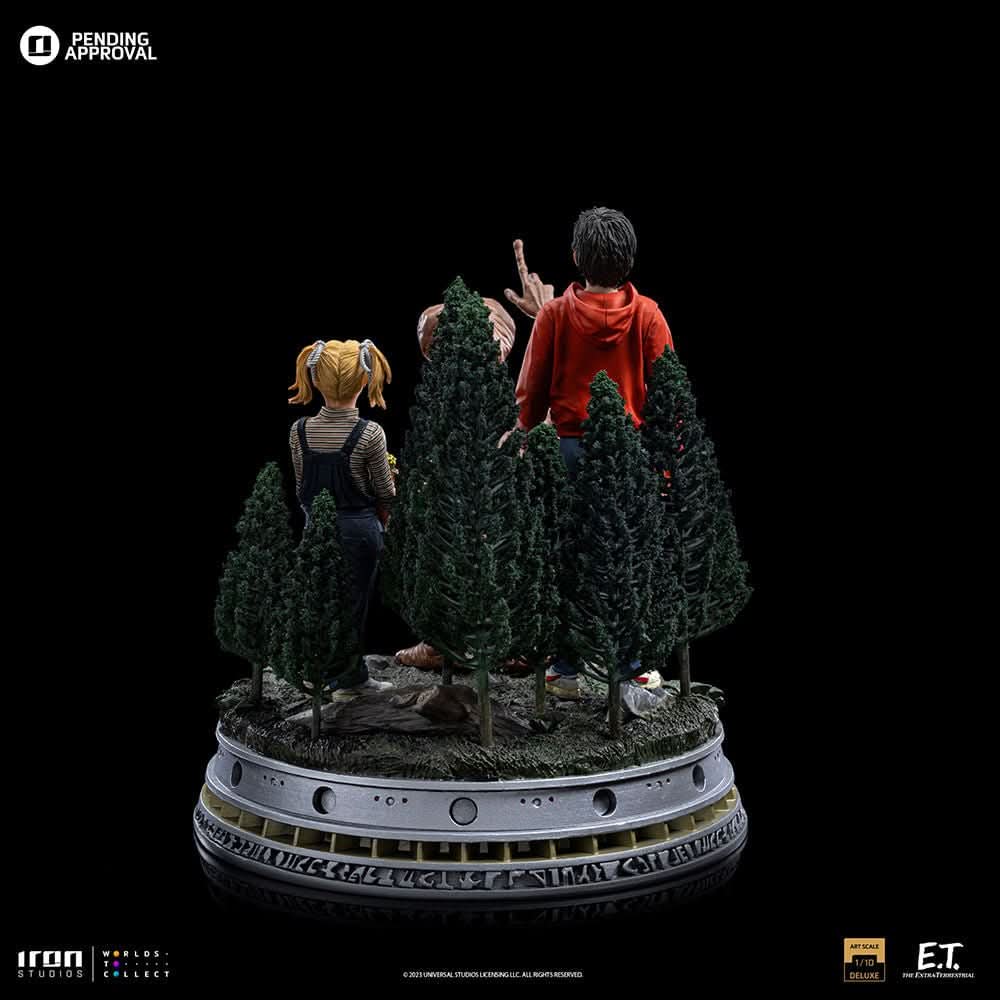 Statue E.T. Elliot and Gertie Deluxe - E.T. The Extra-Terrestrial - Art Scale 1/10 - Iron Studios