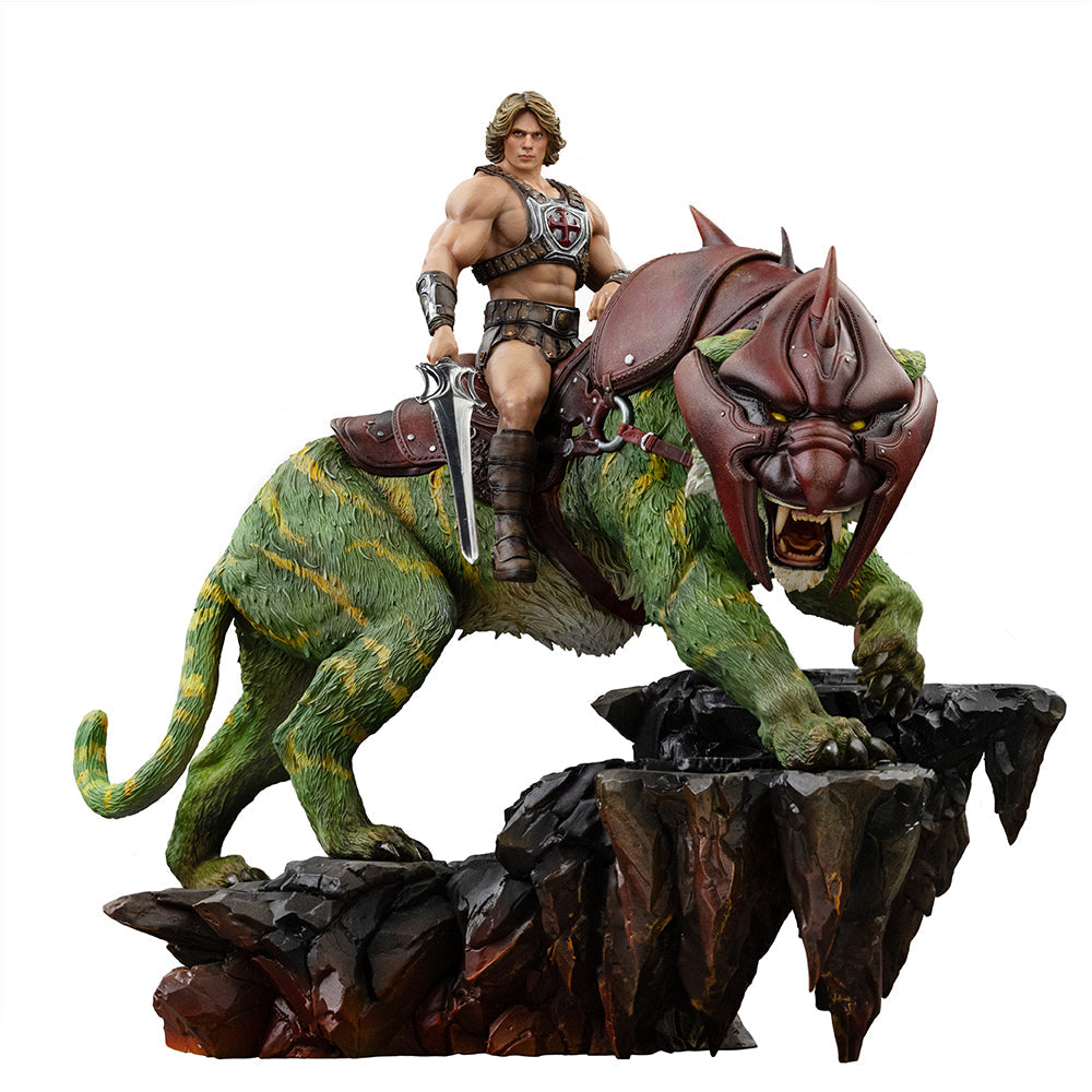 Pre-Order - Statue He-Man and Battle Cat - Masters of the Universe Movie - Deluxe Art Scale 1/10 - Iron Studios